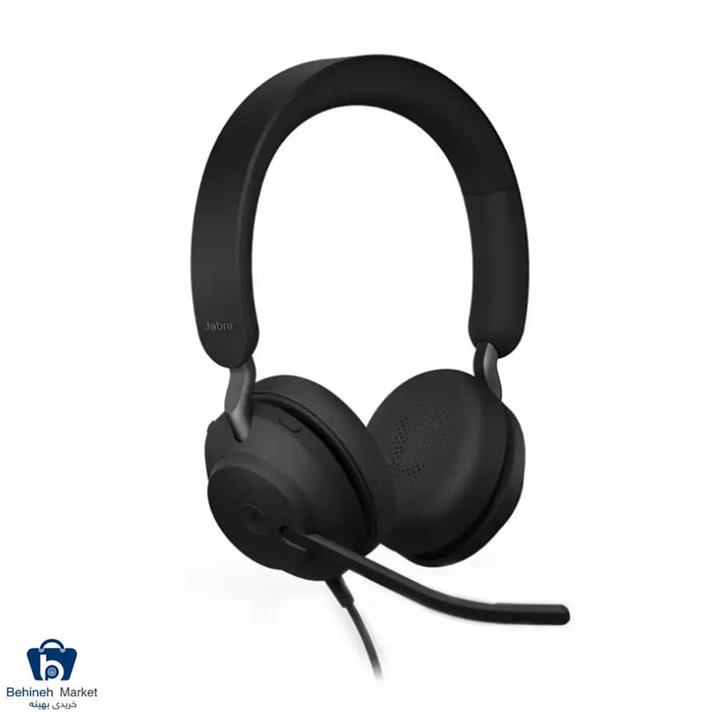 هدست جبرا مدل Evolve2 40 USB-C Jabra  Evolve2 40 Unified Communication UC Wired Stereo Headset